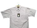 BISLEY SHORT SLEEVE SHIRT Everyday Casual Business Work Cotton Blend Check - BS2552_VPLB (PLB) - L