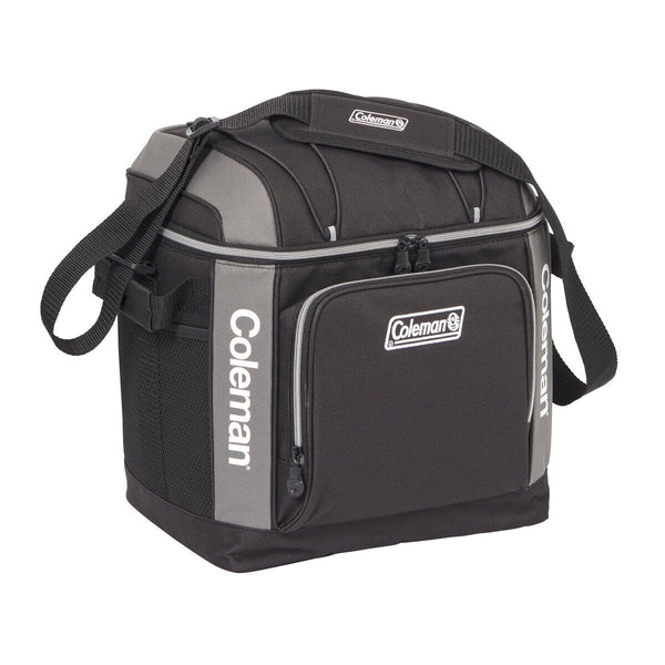 Black Insulated Soft Cooler Bag for Camping and Outdoor Picnics