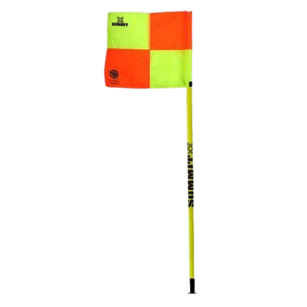 Soccer Corner Flag FFA Approved (150cm x 2.5cm) - 4 Pack with Removable Spike