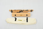 3 Chairs & 1 Table Set Bamboo Camping Folding Portable Outdoor Picnic Travel BBQ