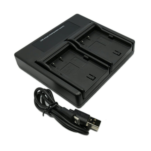 Dual Battery Charger Compatible with Panasonic GH3 GH4 Cameras
