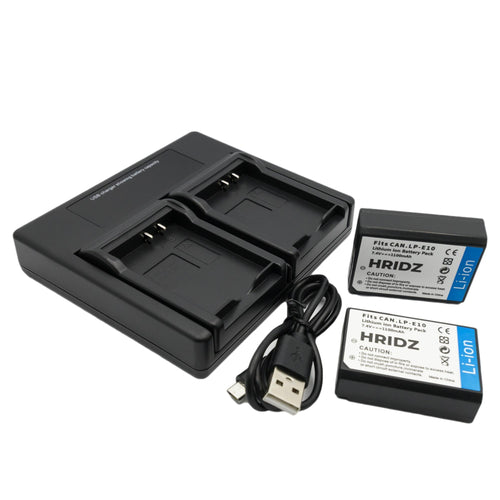 Rechargeable LP-E10 Battery Pack for Compatible Canon EOS Cameras
