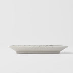 Sushi Plate 22cm Grey Net Design