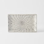 Sushi Plate 22cm Grey Net Design