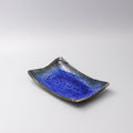 Sushi Plate Swept Side 26cm Cobalt Dark Edge