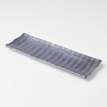 Sashimi Plate 33cm Crumpled Design