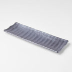 Sashimi Plate 33cm Crumpled Design