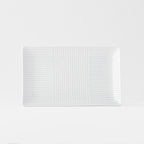 Sushi Plate 21cm Line White Design