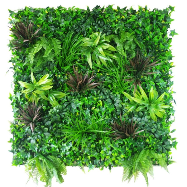 Coastal Greenery Artificial Vertical Garden Panel for Outdoor Walls