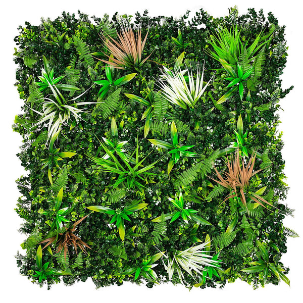 Wild Tropics Artificial Vertical Garden Panel for Outdoor Walls