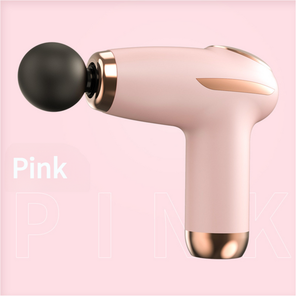 Pink Mini Portable Fascia Gun - 6-Speed