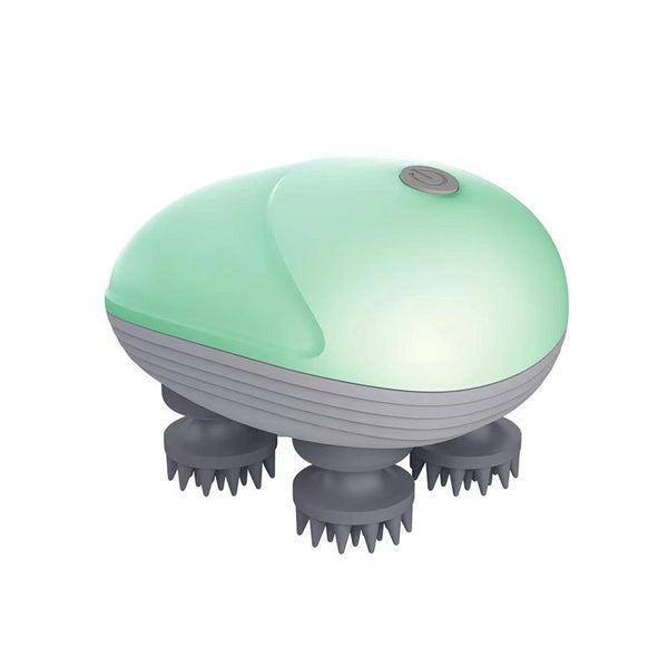 Green Mini Electric Head Massager