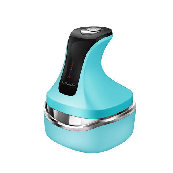 Blue Rechargeable Electric Scalp Massager
