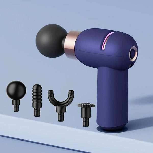 Purple Portable Mini Massage Gun with 6 Speeds