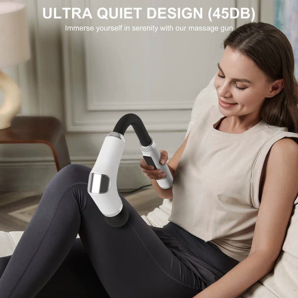 Long-Handle Percussion Massage Gun ( Four Massage Heads)