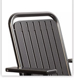 Coffee Portable Folding Chair - Outdoor Beach and Camping Recliner