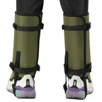 Outdoor Anti-Snake Bite Leg Guards - Hiking Camping Knee Protectors, Snow Shoe Covers, Leg Sleeves, Green
