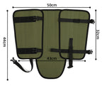 Outdoor Anti-Snake Bite Leg Guards - Hiking Camping Knee Protectors, Snow Shoe Covers, Leg Sleeves, Black