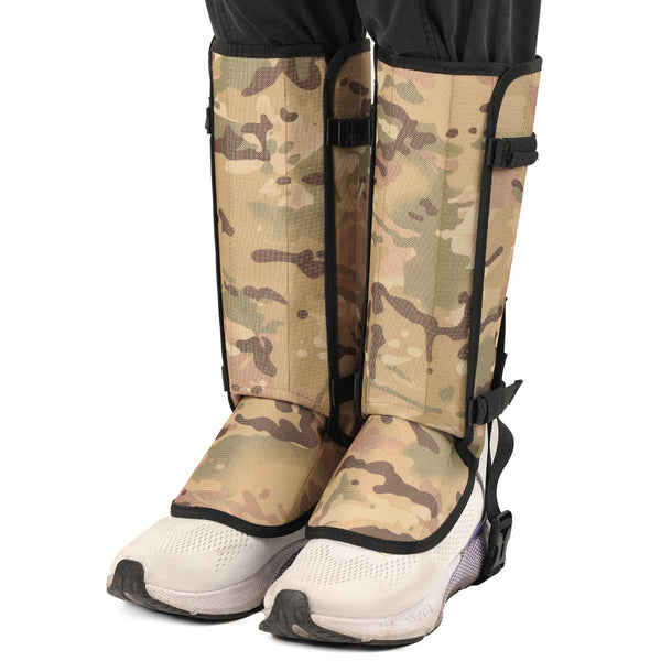 Camouflage Protective Leg Guards for Hiking Camping and Outdoors