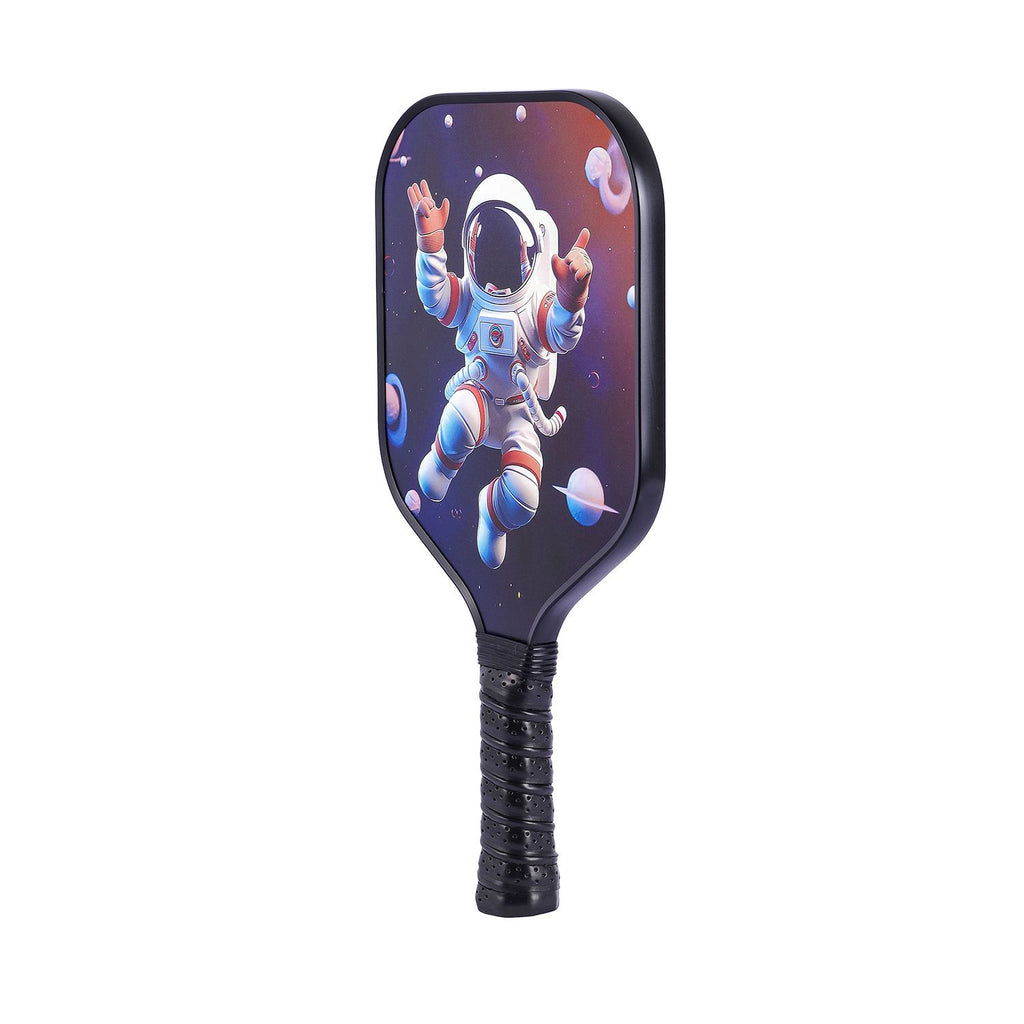 【RT-006】 Fiberglass Pickleball Paddle Set of 2 with 4 Balls and Carry Bag - 185g Single Paddle Weight - Beginner Friendly Starter Kit with Non-Slip Cushion Grip for Adults Kids and Outdoor Family Fun