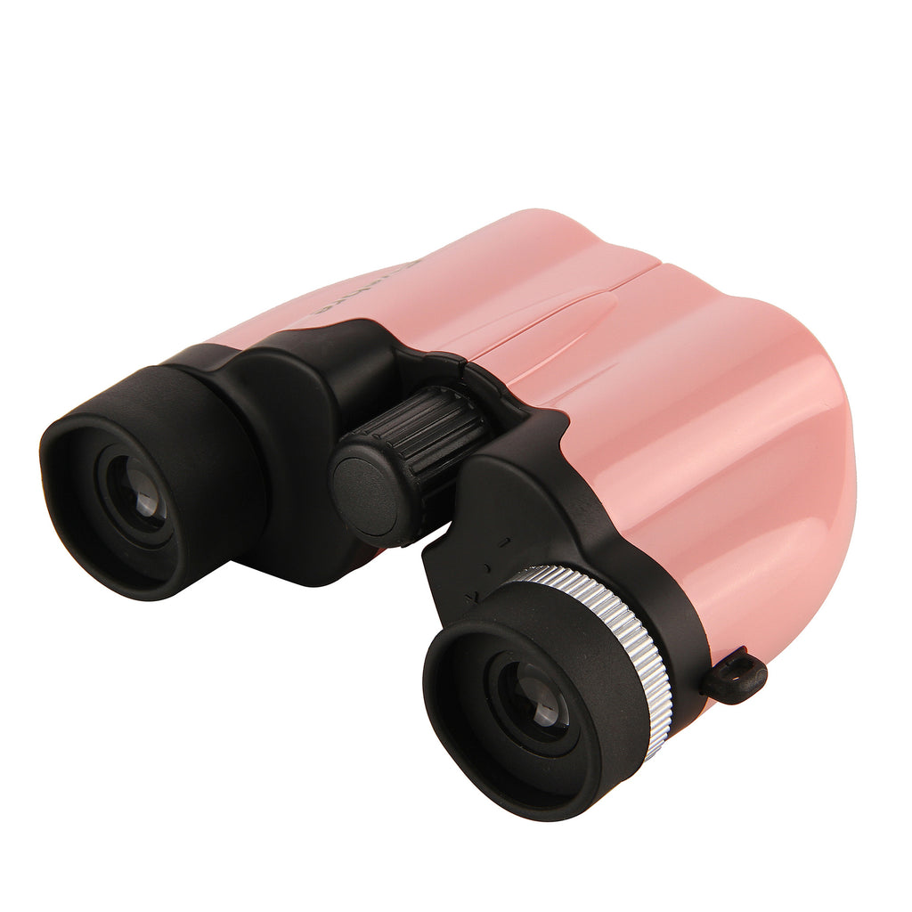 Green 10x22 Compact Binoculars for Adults - High Definition Lightweight Telescope for Hiking, Travel, and Concerts