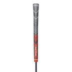 2 Pcs Red MCC PLUS4 Midsize Golf Grip - Rubber and Cotton Thread Hybrid, 265 mm, 72g, Core 60
