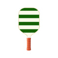 Style 2 White And Green T700 Carbon Fiber & Fiberglass Pickleball Paddle - Lightweight 220g with Anti-Slip TPU Grip for Training & Competition