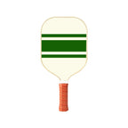 Style 3 White And Green T700 Carbon Fiber & Fiberglass Pickleball Paddle - Lightweight 220g with Anti-Slip TPU Grip for Training & Competition