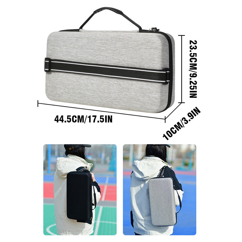 Set 2 White And Green T700 Carbon Fiber Pickleball Paddle Set - 2 Paddles, 4 Balls, and Portable Carry Bag for Adults and Students