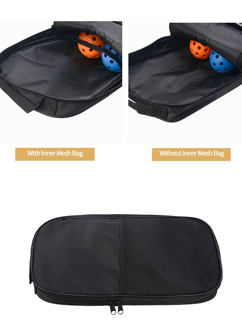 Purple Fiberglass Pickleball Paddle Set - 2 Minimalist Paddles, 4 Balls, and Carry Bag for Outdoor Play