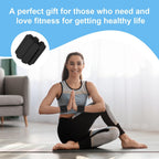 Grey Adjustable Silicone Wrist & Ankle Weights - 2lb Pair (900g) | Comfortable Fitness Resistance Bands for Workout, Running, Training