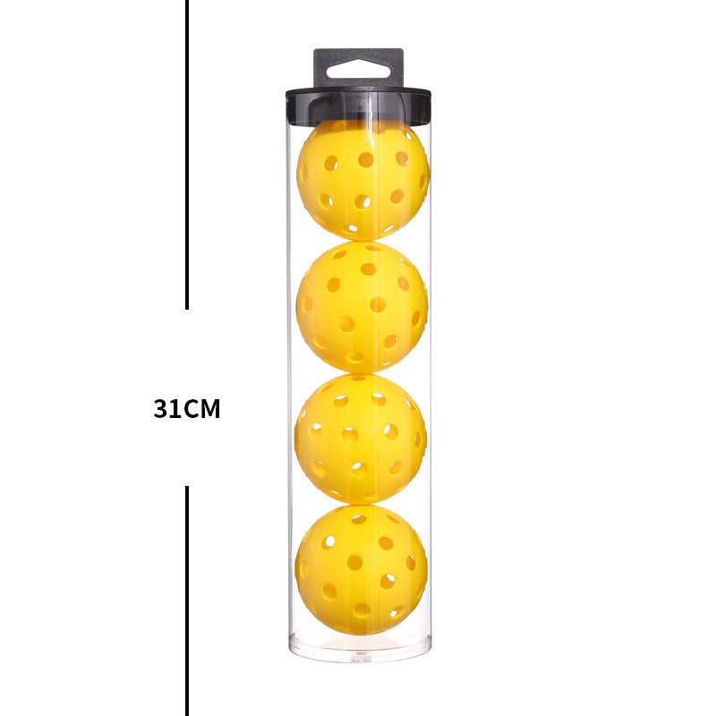 2 Tubes Pink Outdoor Pickleball Balls 4-Pack - Durable 40-Hole Design with Carry Tube(8 balls in total)