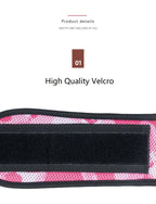 Size S Pink Camouflage Camo Weightlifting Belt - EVA Nylon Gym Belt for Squats, Deadlifts & Lumbar Support