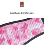 Size M Pink Camouflage Camo Weightlifting Belt - EVA Nylon Gym Belt for Squats, Deadlifts & Lumbar Support