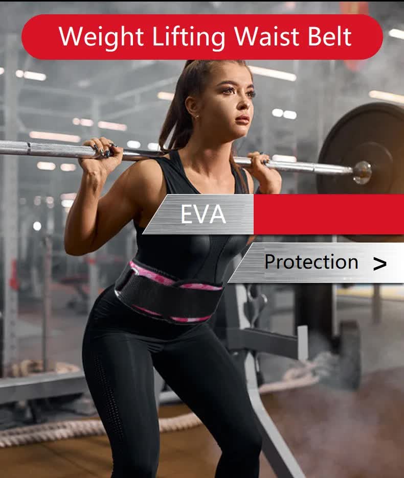Size S Grey Camouflage Camo Weightlifting Belt - EVA Nylon Gym Belt for Squats, Deadlifts & Lumbar Support
