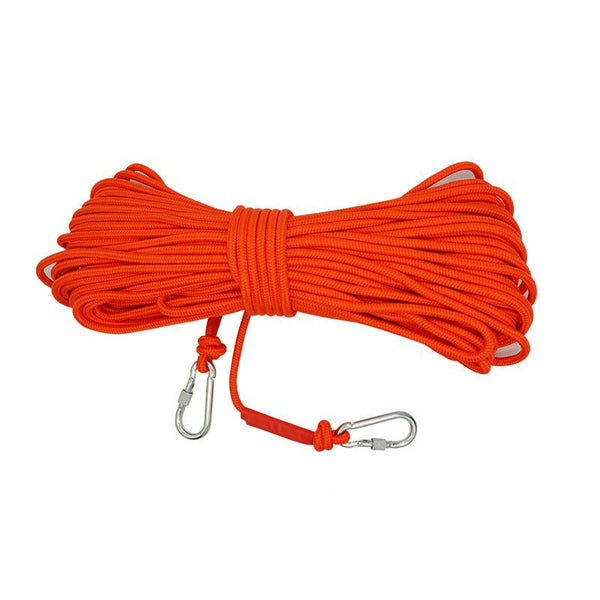 Orange Heavy Duty Adjustable Clothesline with Wire Core 4 Pack