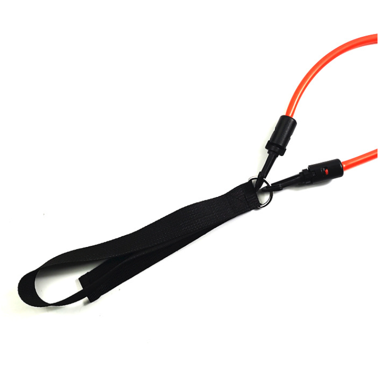 Blue Handle Model [Training Strength] [50lbs] Swim Resistance Band Trainer - Dry-Land Arm Strength & Stroke Exercise Cords