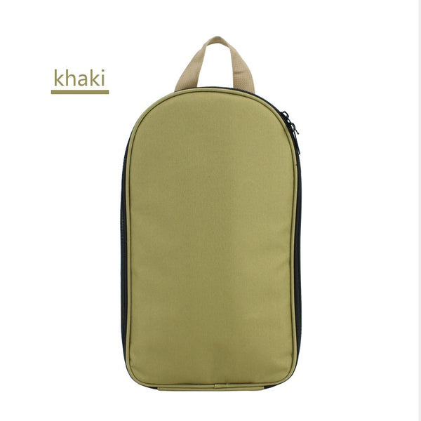Khaki Portable Kitchen Utensil Organizer for Outdoor Cooking