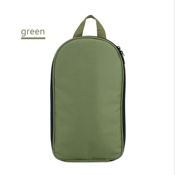 Green Portable Kitchen Utensil Organizer for Outdoor Cooking