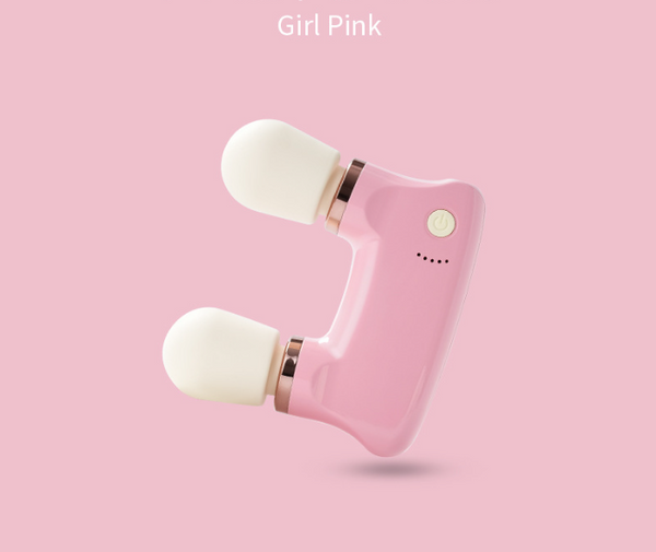 Pink Portable Dual Head Mini Massager
