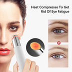 Rechargeable Eye Care Pen with Sterilizing Base - 3-Color Phototherapy Heat & Vibration