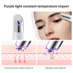 Rechargeable Eye Care Pen with Sterilizing Base - 3-Color Phototherapy Heat & Vibration
