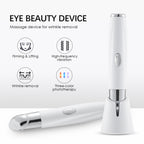 Rechargeable Eye Care Pen with Sterilizing Base - 3-Color Phototherapy Heat & Vibration