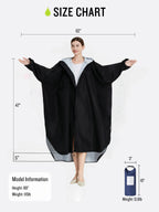 Matcha green Stylish Waterproof Raincoat Poncho - Long, Packable for Outdoor Travel & Hiking