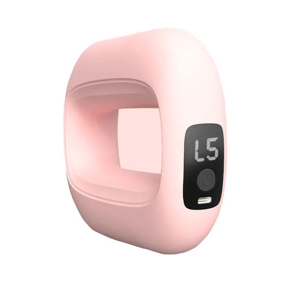 Portable Electric Muscle Relaxation Ring Massager - Pink