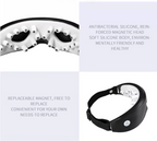 Black Touch-Control Rechargeable Heated  Eye Massager for Daily Use