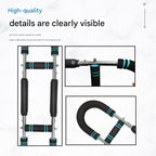 Gray black Adjustable U-Shaped Arm Exerciser - For Home Fitness Strength Training (40kg)