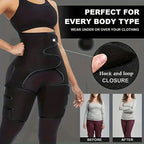 Pink Women's 3-in-1 Body Shaper: Waist Cincher, Thigh Slimmer, Glute Lifter - Workout Gear (Size : L/XL)