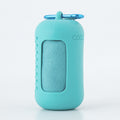 Light Blue Quick Dry Cooling Towel Set (2 Pack) - Microfiber Sport Towels with Silicone Cases & Carabiners