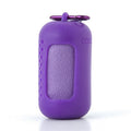 Purple Quick Dry Cooling Towel Set (2 Pack) - Microfiber Sport Towels with Silicone Cases & Carabiners